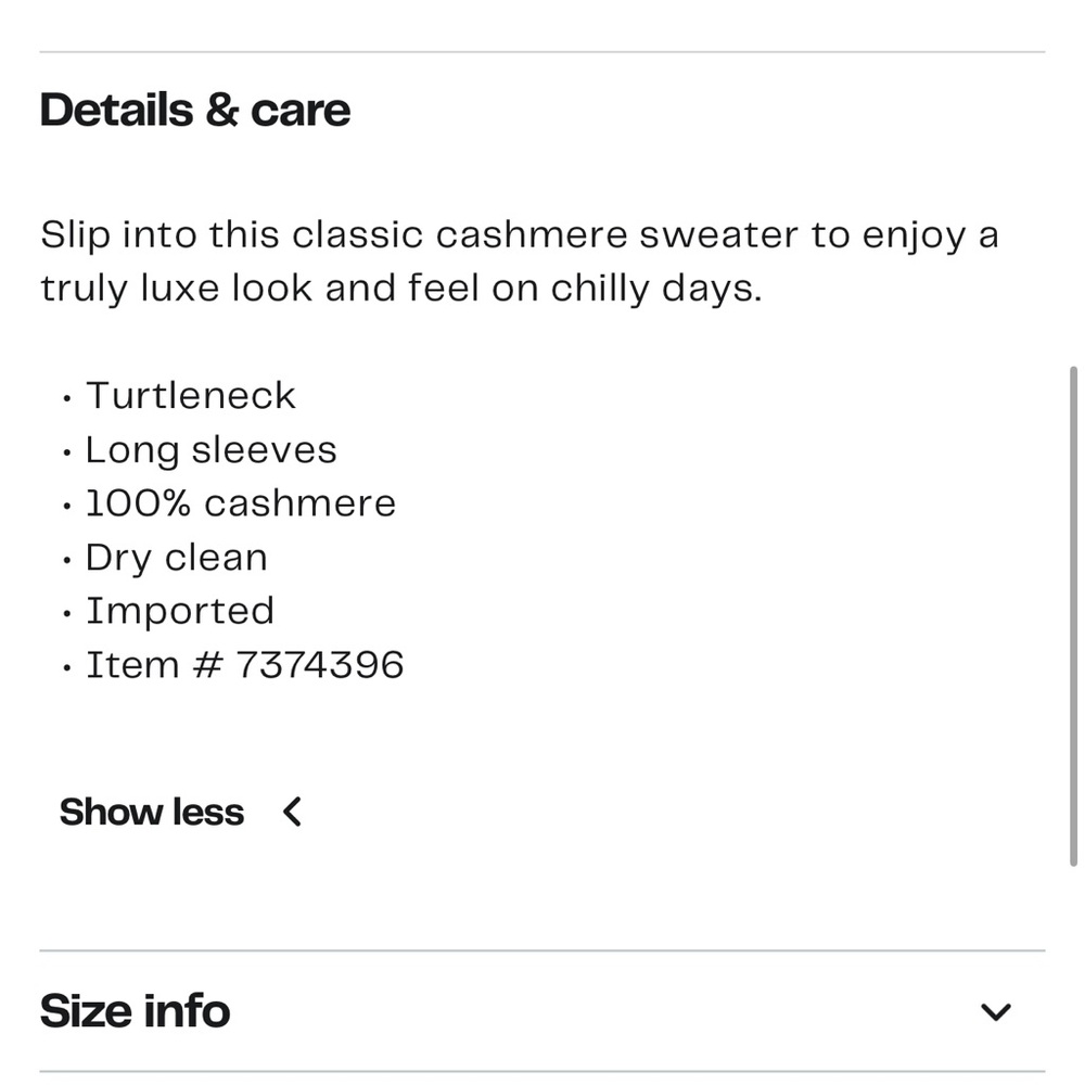 & Other Stories Cashmere Sweater - Picture 2 of 2